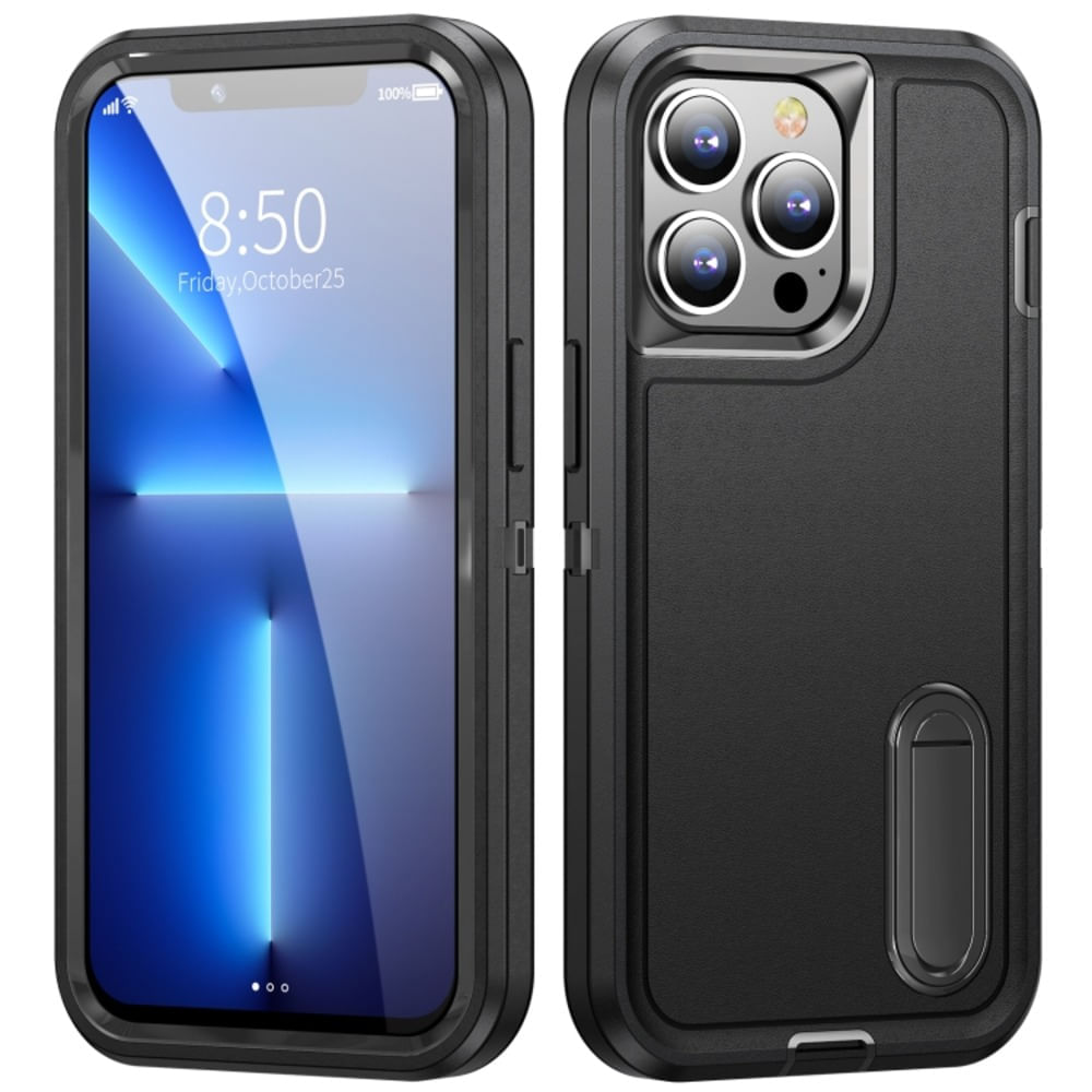 Funda para iPhone 12 Adventure Extreme Negro Antishock Resistente a Caídas y Golpes