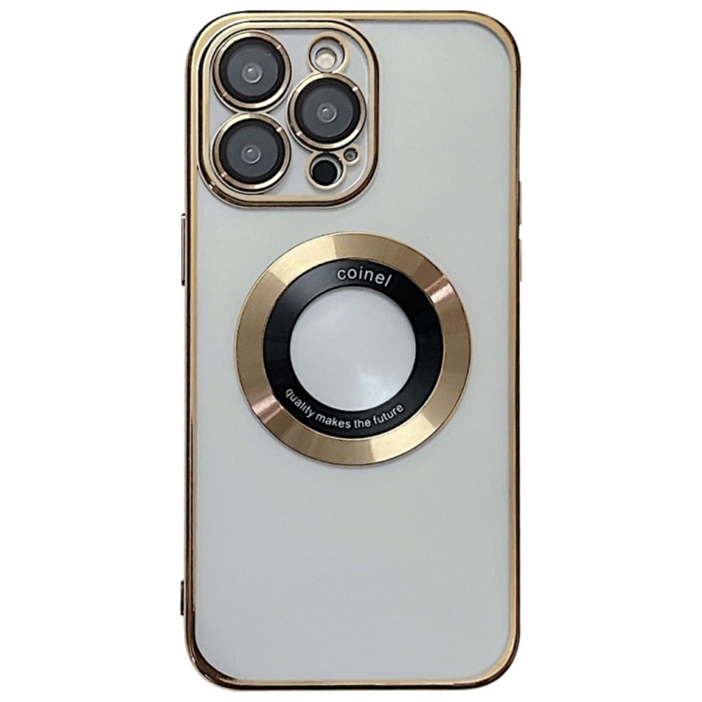 Funda para iPhone 12 Pro Magsafe Metalizado Dorado Antishock Resistente a Caídas y Golpes
