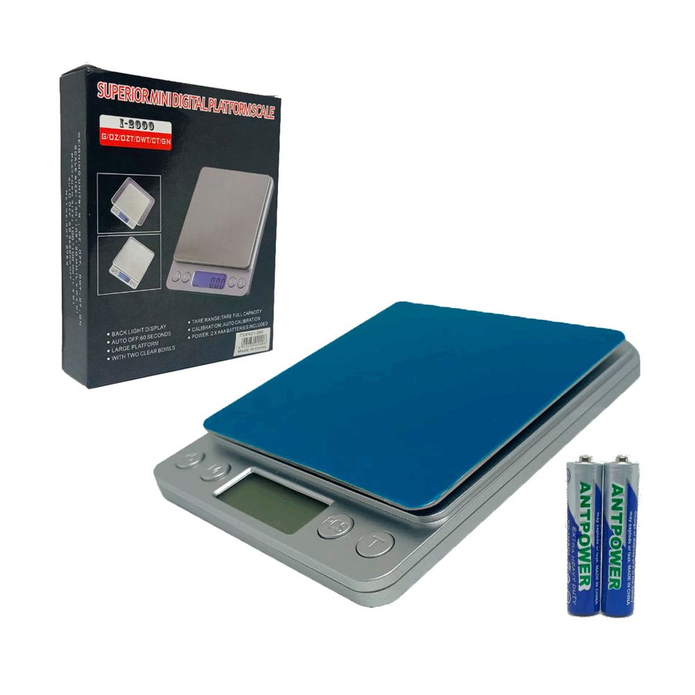 Balanza Gramera Joyera Digital Hasta 2000 Gramos 0,1gr Oechsle