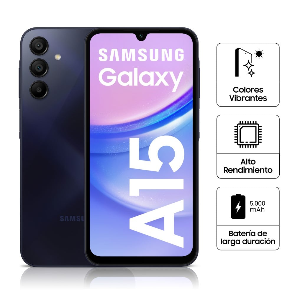 Galaxy A15 8GB 256GB 50MP + 5MP + 2MP Blue Black