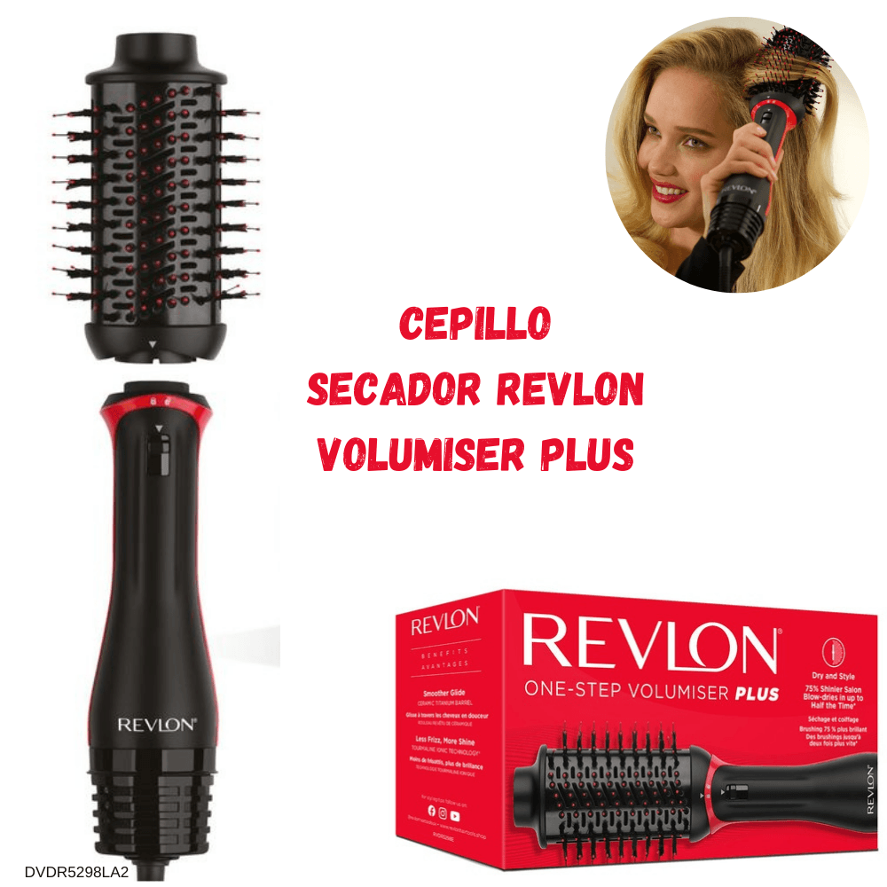 Cepillo Secador Moldeador Revlon Secador Revlon Carrefour Brush