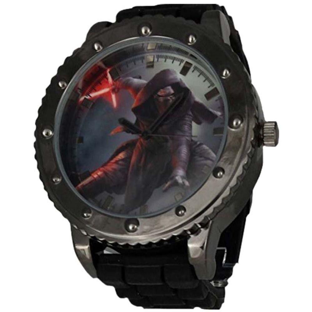 Reloj STAR WARS kylo Ren Hombre Cuarzo Analógico Silicón - Negro