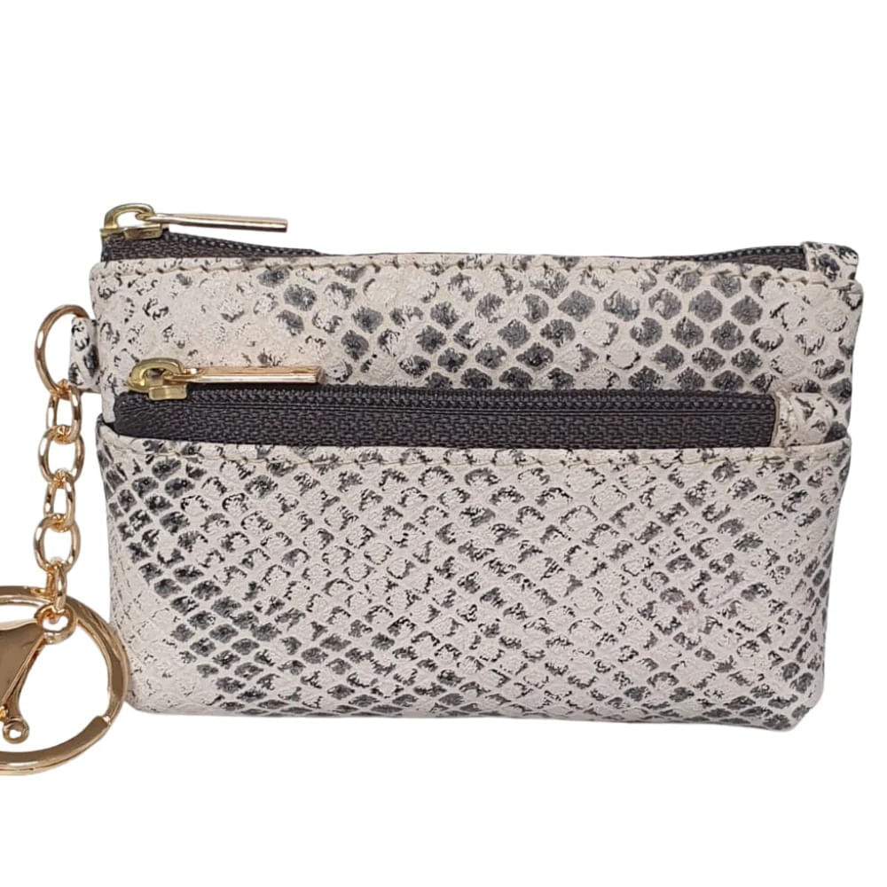 Monedero De Cuero Vacuno Loana ARW04 Pitón