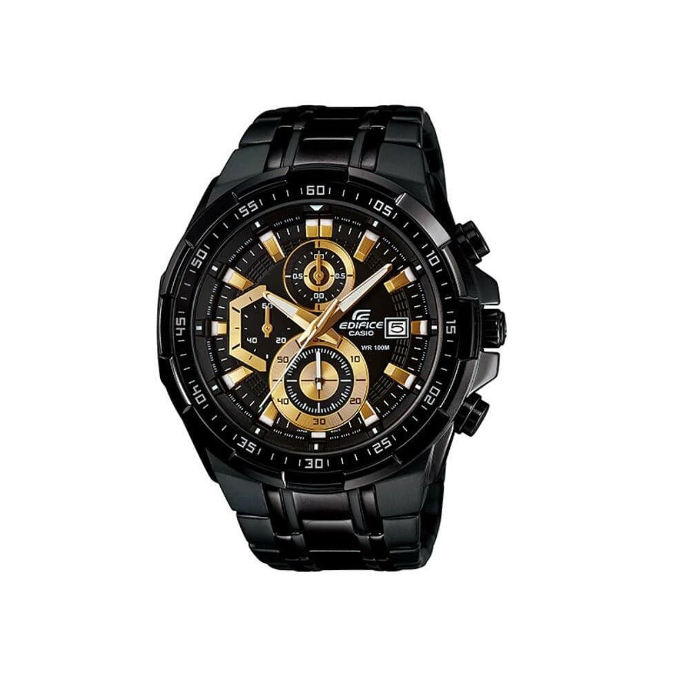 Reloj Casio Edifice Efr-539bk-1av Genuino para Caballero