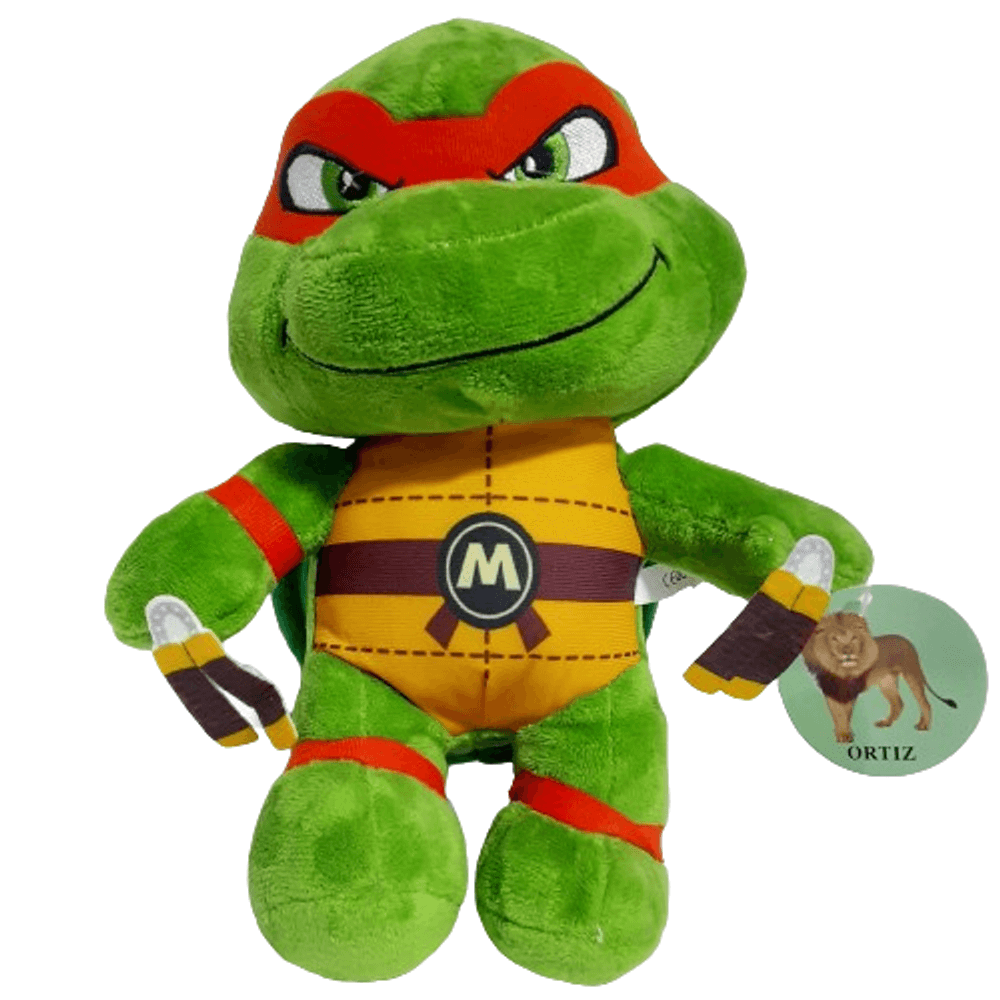 Peluche Tortugas Ninja Miguel Angel Michelangelo Naranja 26cm Ortiz ...