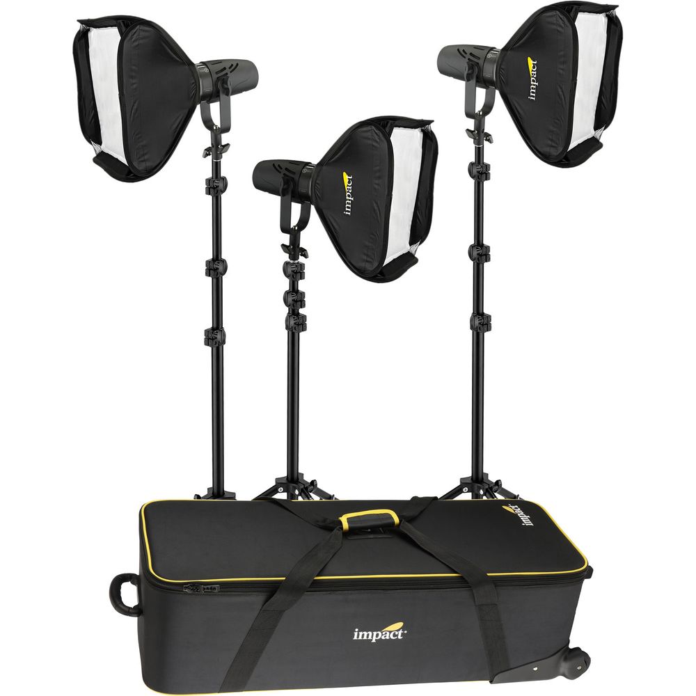 Kit de Softbox Genaray Torpedo Portable Daylight Focusing 3 Led Light