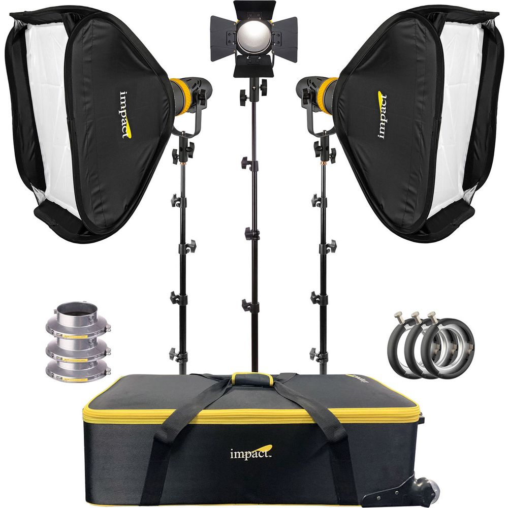 Kit de Luces Genaray Torpedo Bi Color Led 3 Light Deluxe