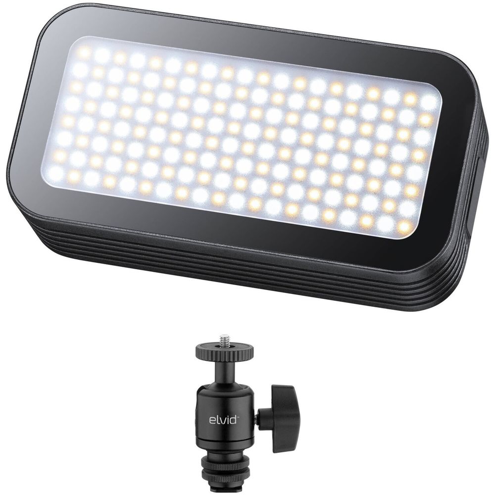 Kit Godox Wl8P Waterproof Led Light con Montura de Zapata de Cabeza Esférica Resistente