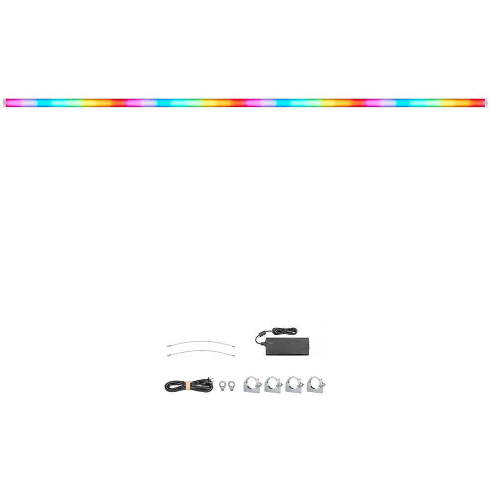 Tubo de Luz Led Rgb Godox Knowled Tp8R 8 Kit de Accesorios