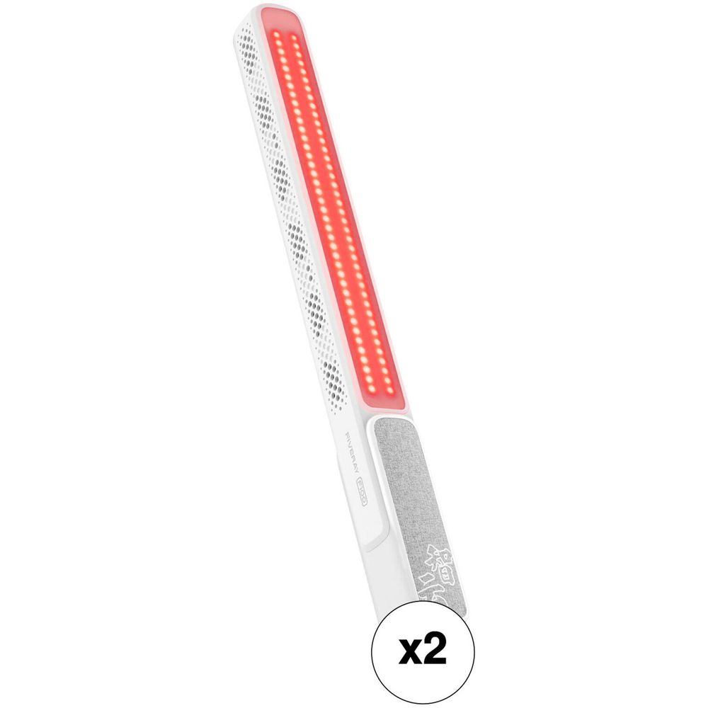 Combo de Zhiyun Fiveray F100 Rgb Led Light Stick Blanco 19.8 2 Pack