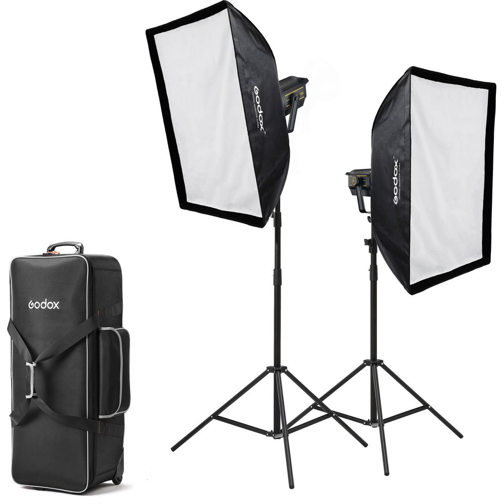 Kit de 2 Luces Godox Vl150Ii Daylight Led Monolight