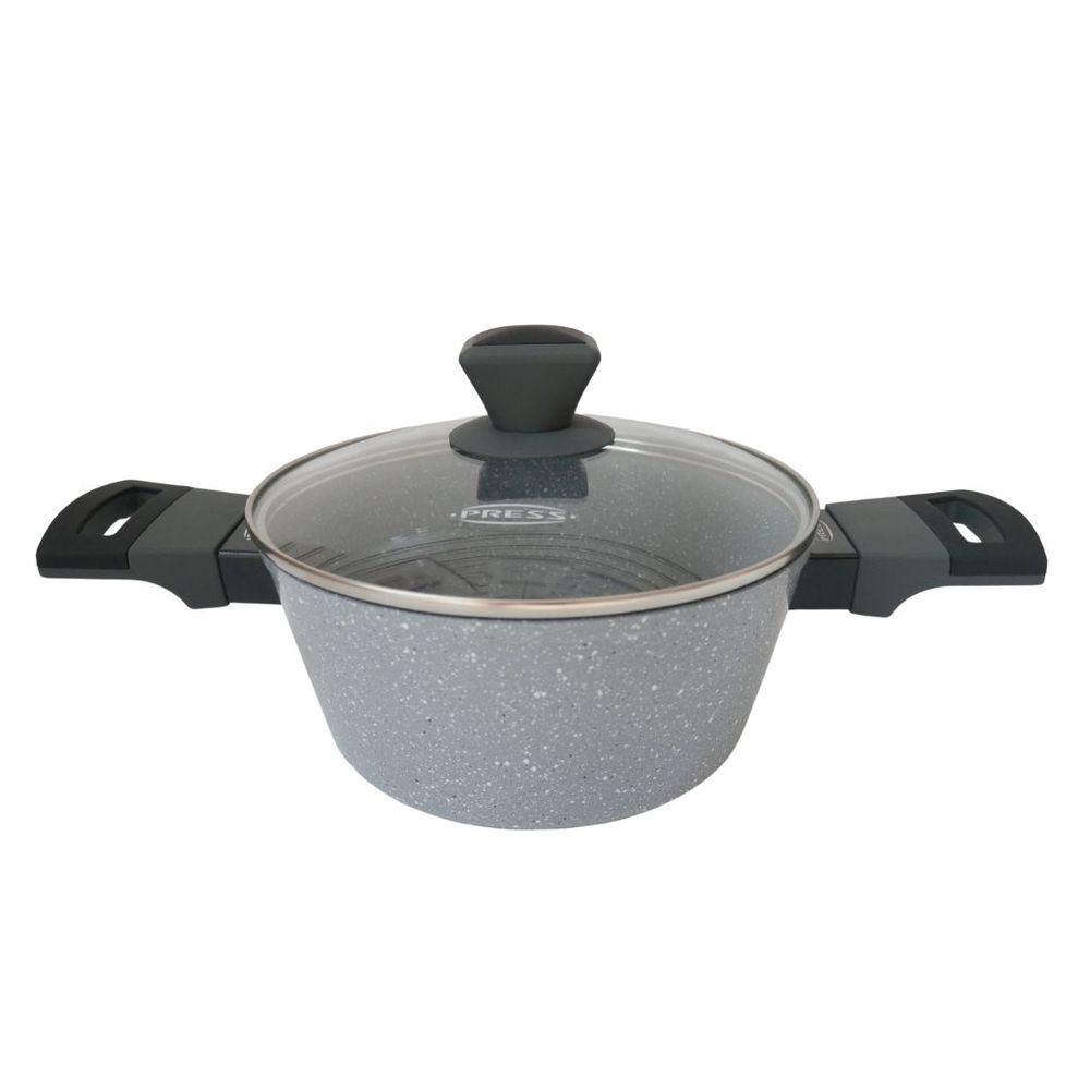 Olla con Tapa de Vidrio Templado 20 cm - Press