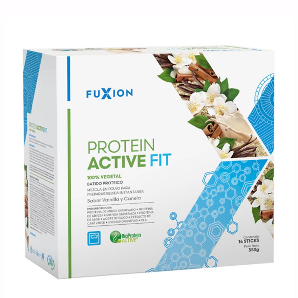 Protein Active Fit - Proteína Germinada - Vainilla y Canela Caja 14x 25g