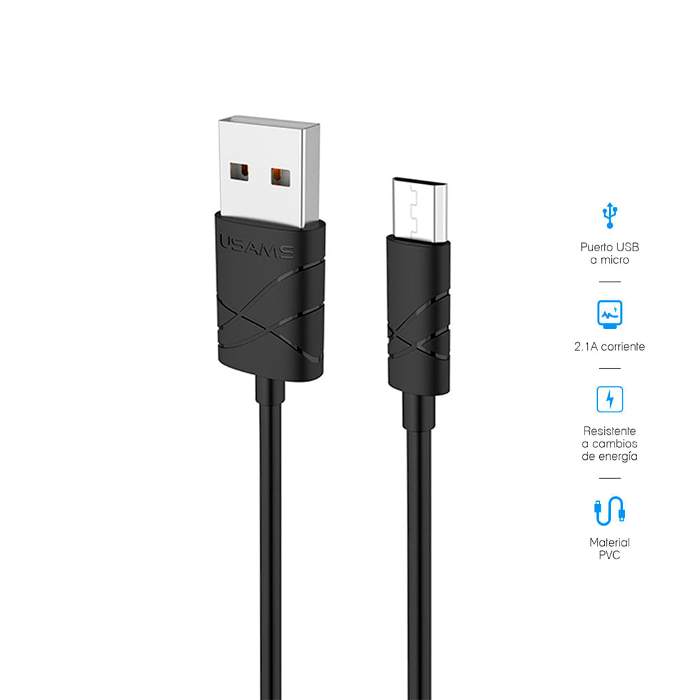 U-Gee Cable Data USB Micro Negro Us-Sj039