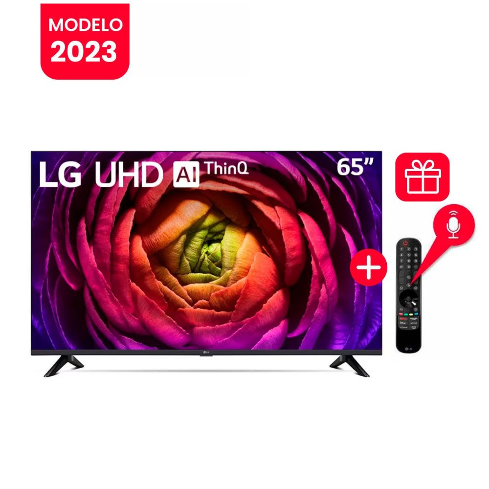 Televisor LG 65"" LED Smart TV UHD 4K con ThinQ AI 65UR7300PSA + Control Magic 2023