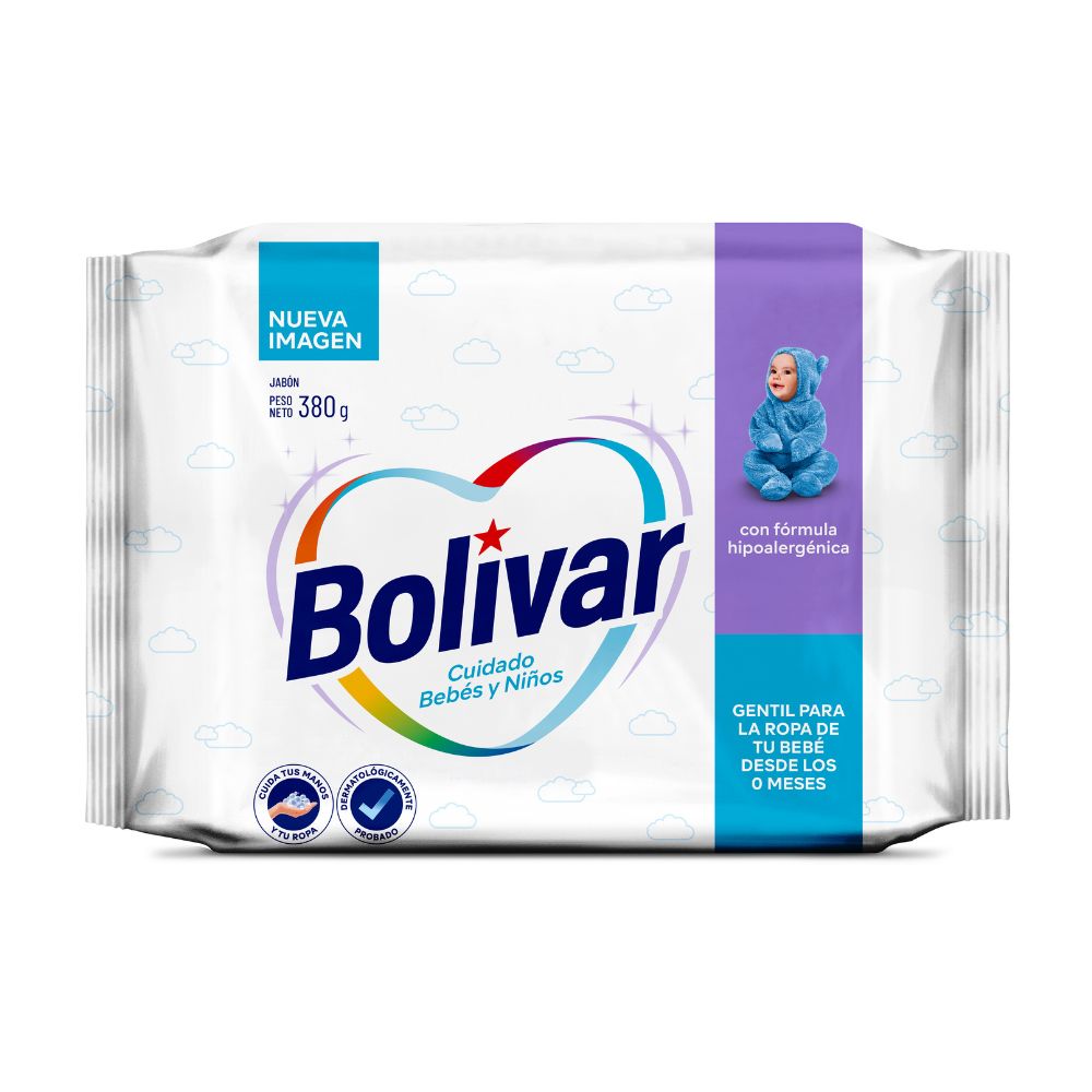 Jabón de Ropa Bolivar Bebé 190gr x 2 unidades