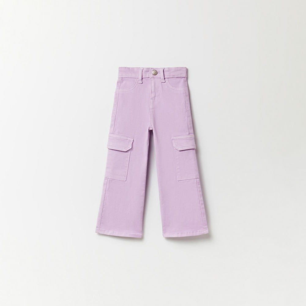 Pantalon Sfera Nina Campana Cargo Morado Claro Oechsle.pe Oechsle