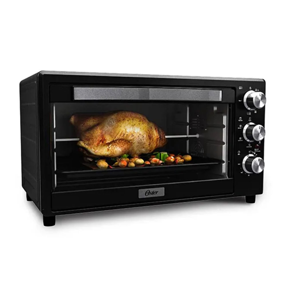Horno Oster TSSTTVLC60L-053 Eléctrico Multiusos con Rosticero Negro