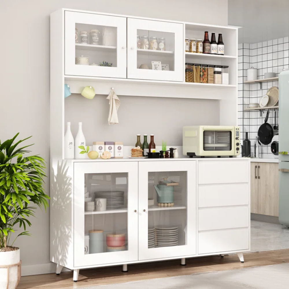 Mueble Moderno de Cocina Maverick color Blanco TU MESITA