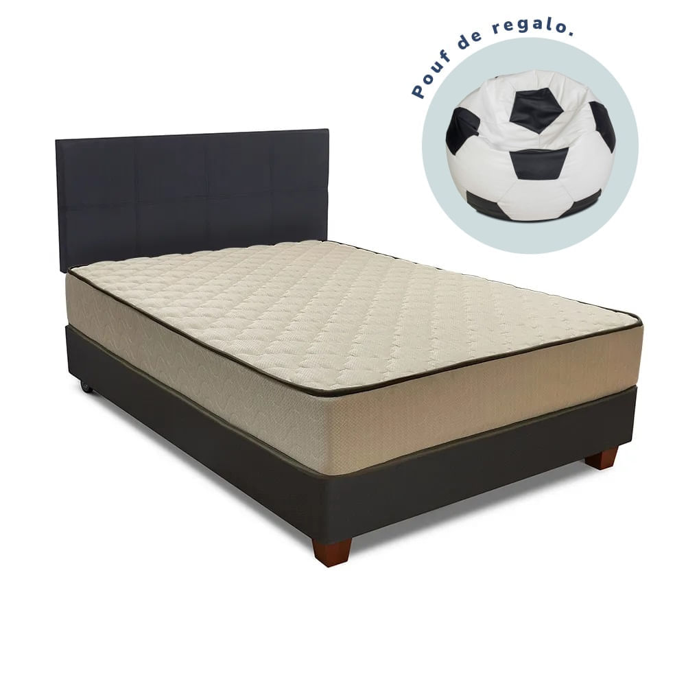 Dormitorio DRIMER Orion Black 2 Plazas