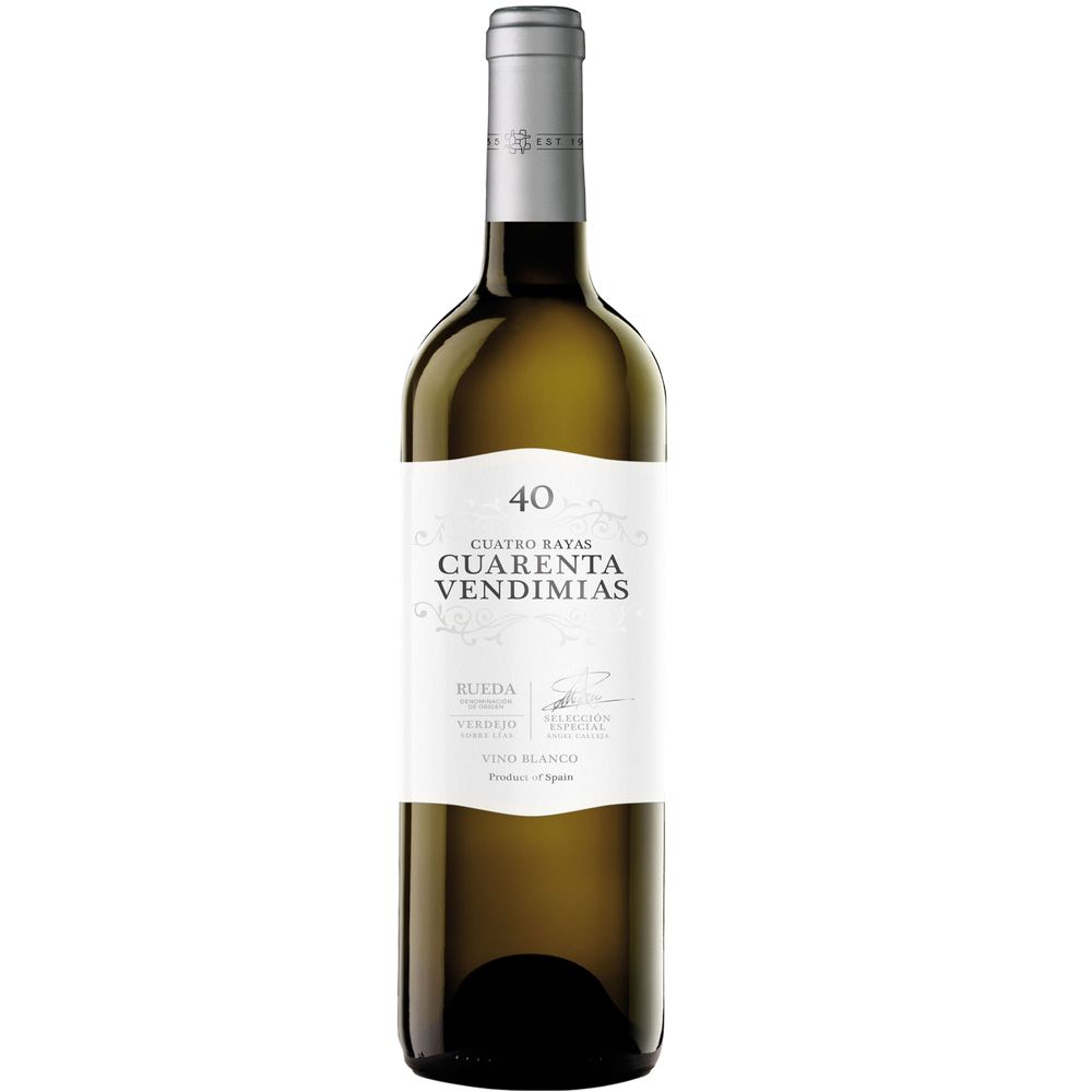 Vino Tinto 40 VENDIMIAS Rueda Verdejo Botella 750ml