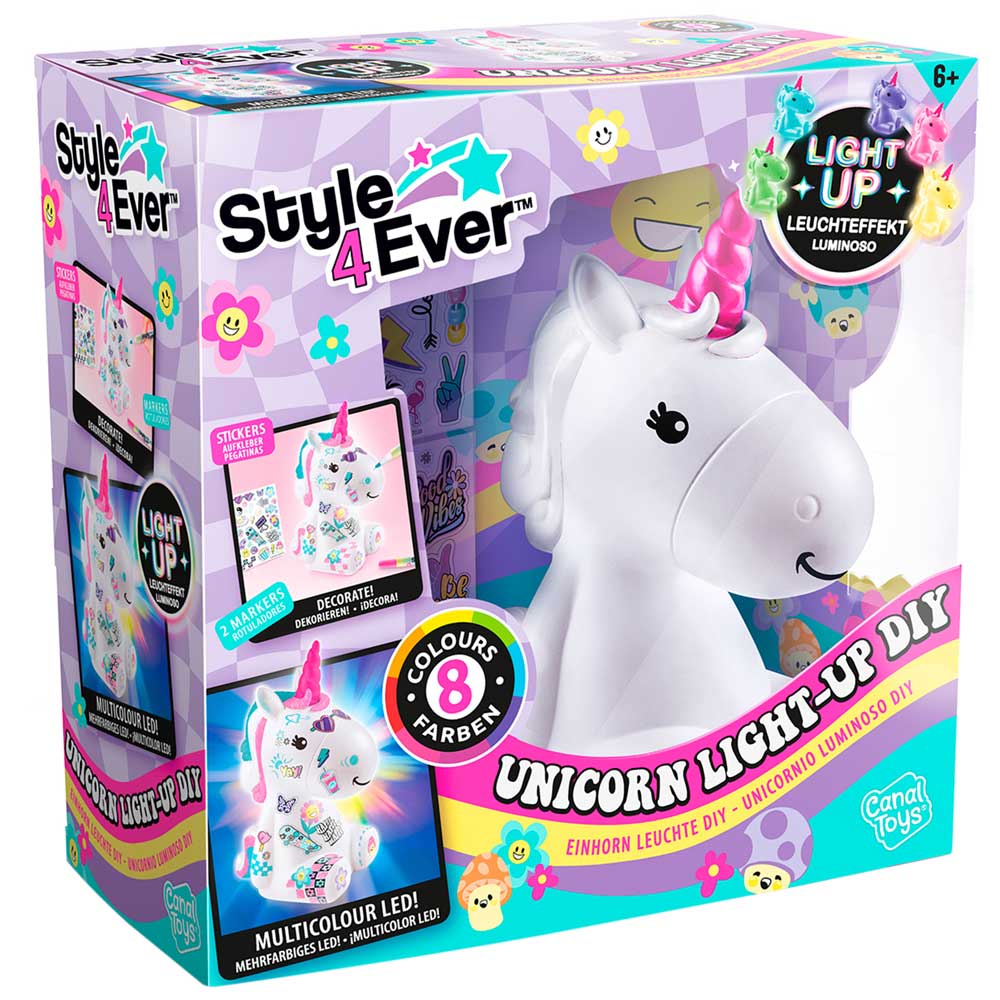 Canal Toys Style 4 ever Mi unicornio de peluche para personalizar