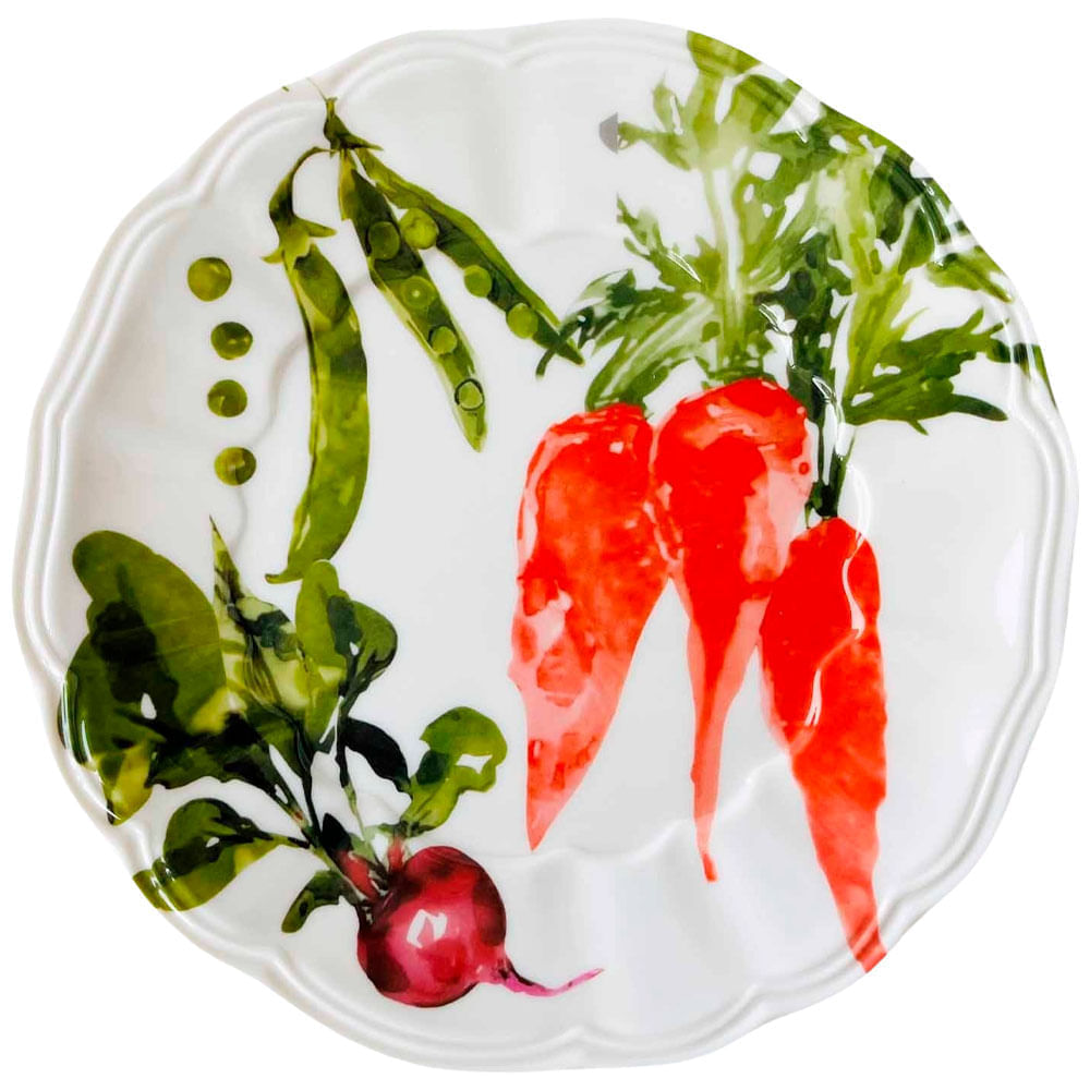 Plato de Entrada VIVA HOME Verduras Melamine