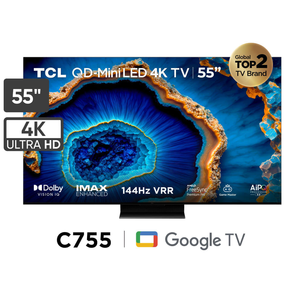 Televisor TCL QD Miniled 55"" UHD 4K Smart TV 55C755