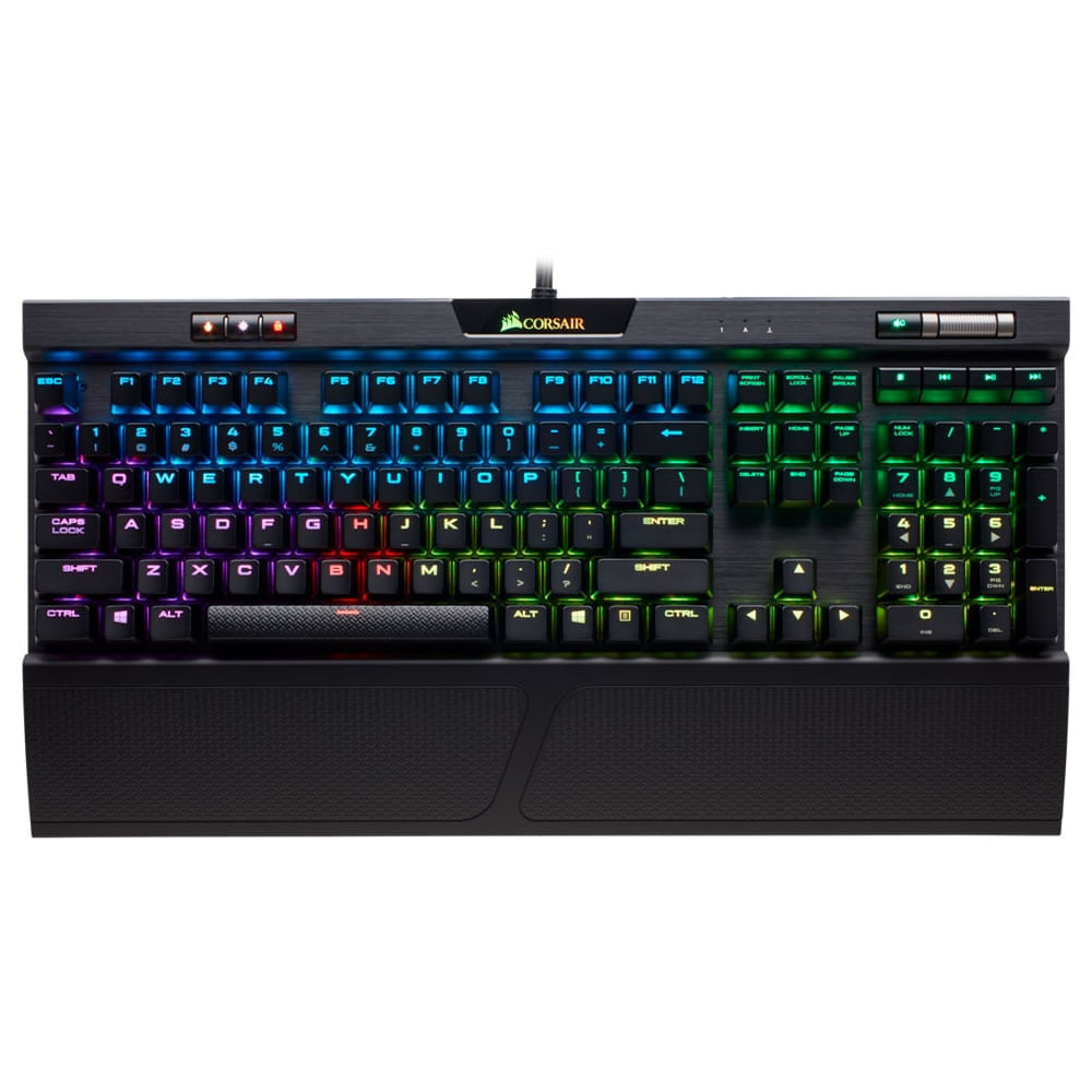 Teclado Gamer Corsair K70 RGB MK2 Español RapidFire Mecanico Cherry MX Speed CH-9109014-SP