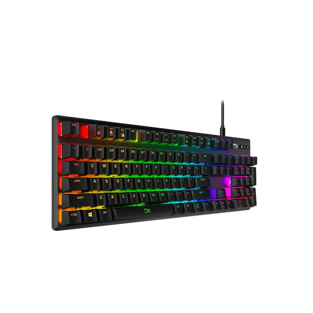 Teclado Gamer HyperX Alloy Origins RGB Mecanico Blue switches Español 4P5P0AI#AC8