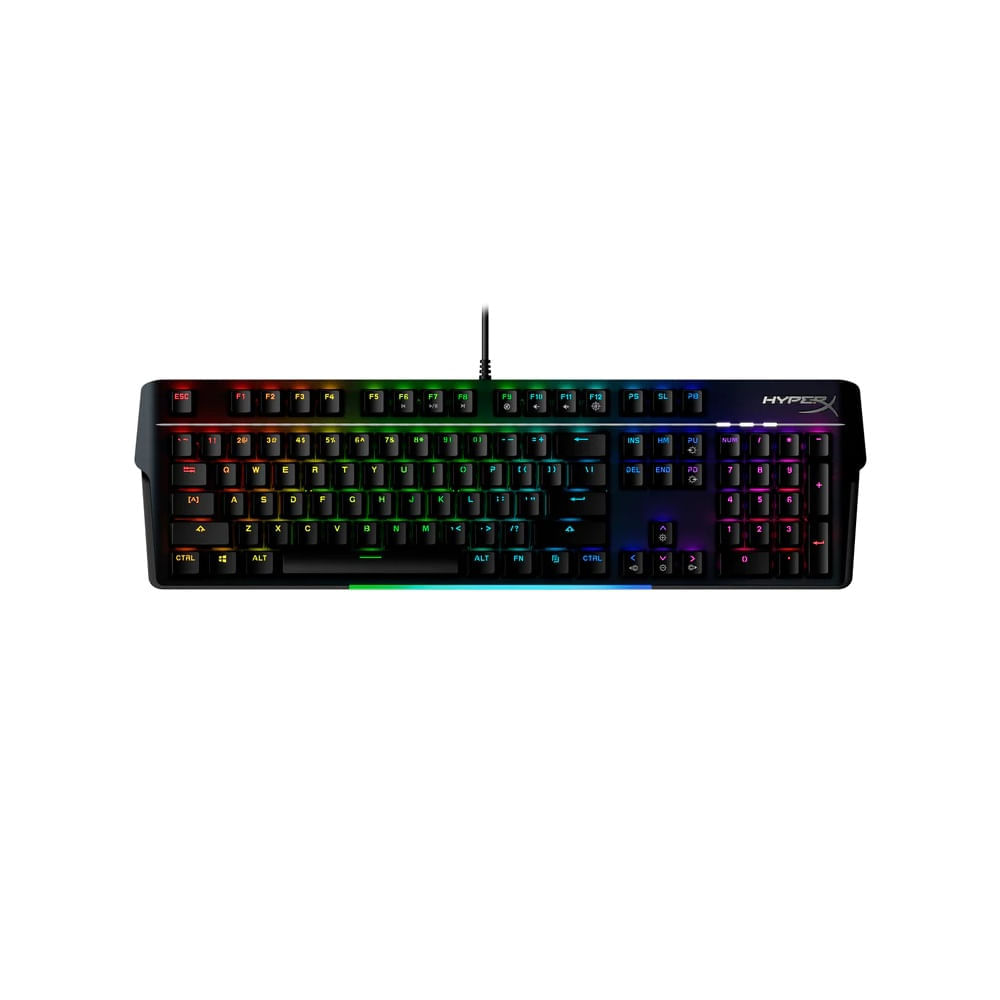 Teclado Gamer HyperX Alloy MKW100 RGB Mecanico Ingles Negro 4P5E1AA#ABA