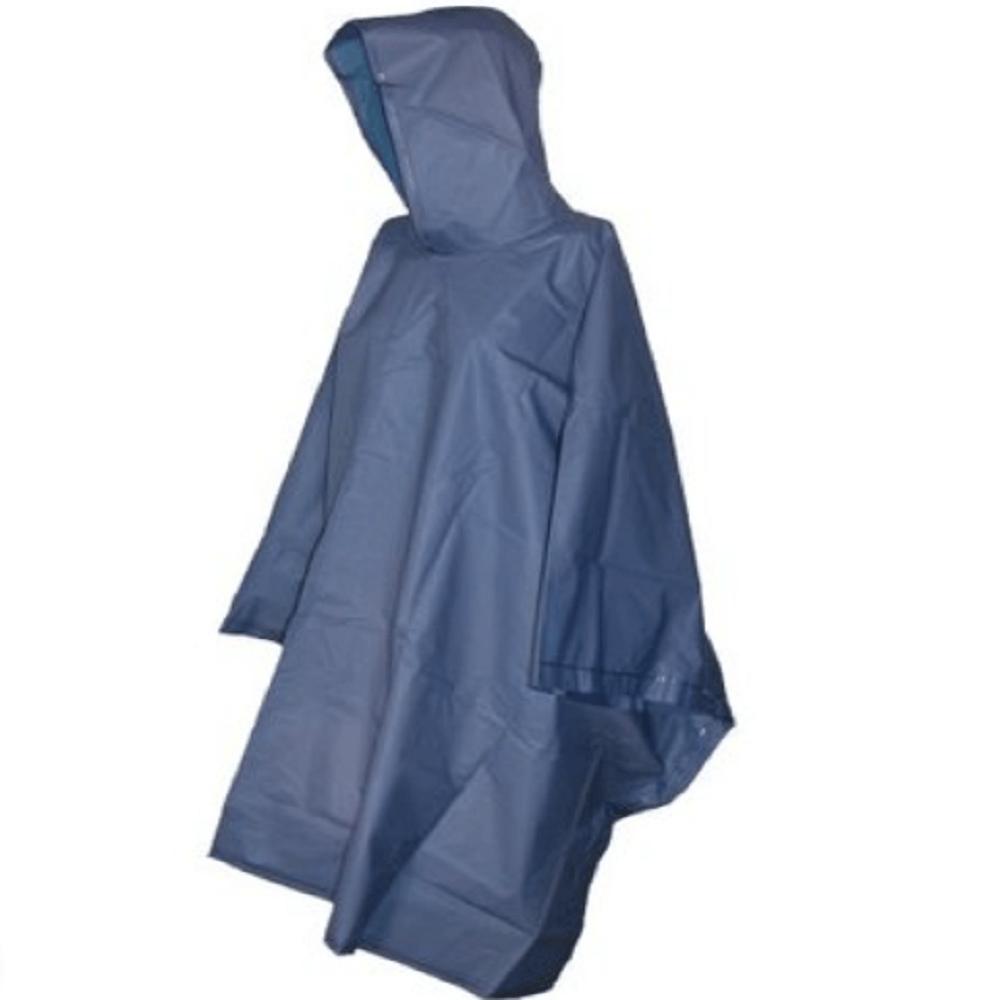 Poncho Azul Impermeable para la Lluvia