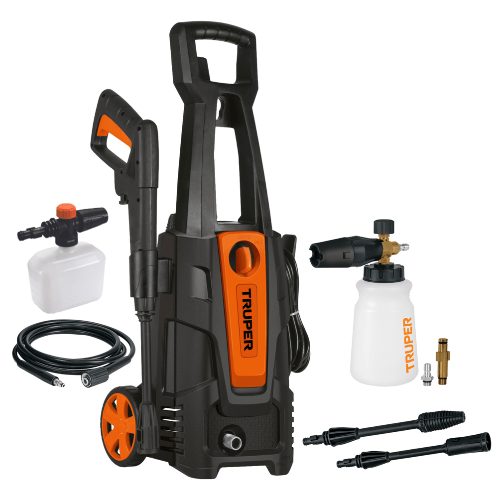 Combo Hidrolavadora 1800psi Truper + Dispensador de Jabón con Cañón 103339-102403
