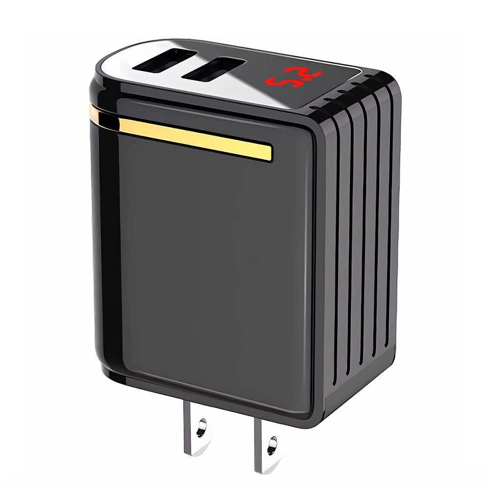 Cargador con pantalla digital de 12W U13 con doble entrada
