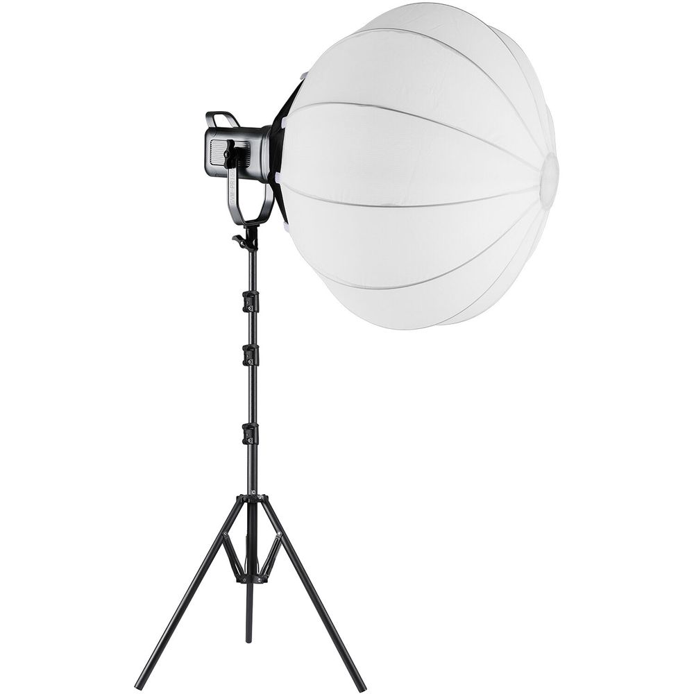 Kit de Luz de Video Led Rgb Bi Color Gvm Pr150R con Softbox de Linterna