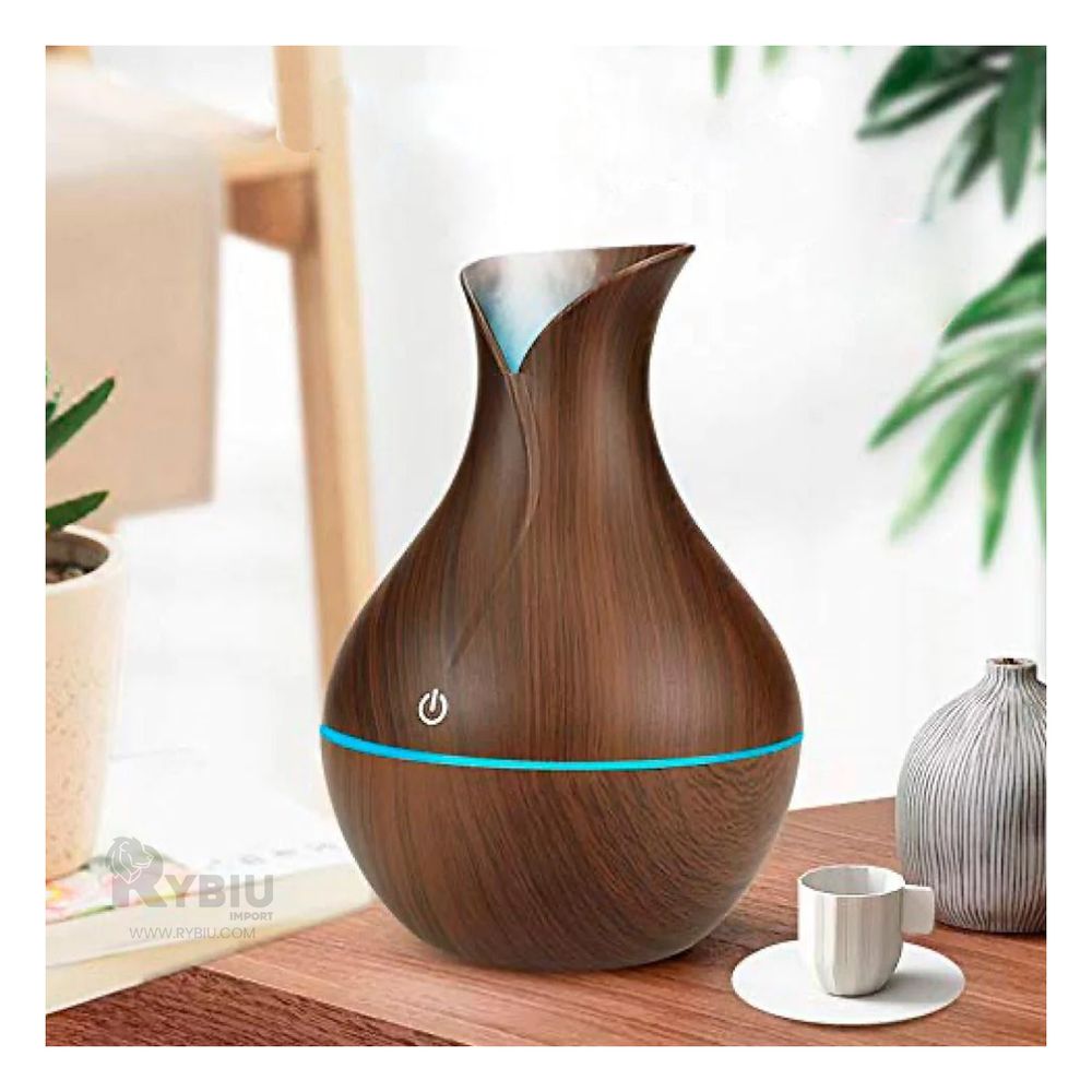 Difusor Aromatico en Madera Claro Oscuro Y+Papel de Regalo