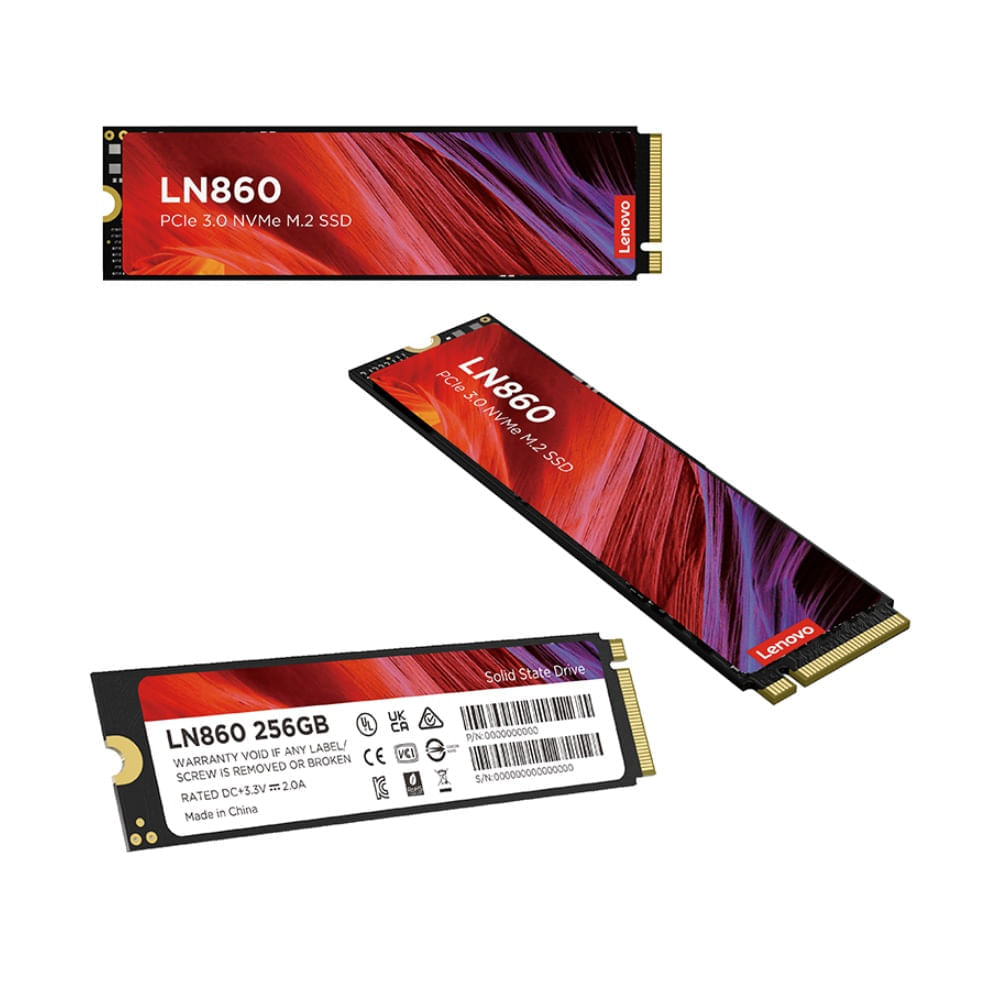 Disco SSD Lenovo LN860 256GB M.2 2280 PCIe Gen 3 x4 NVMe 1.4