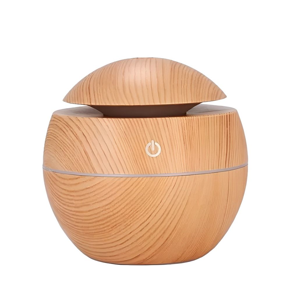 Humidificador de aire de grano de madera Beige