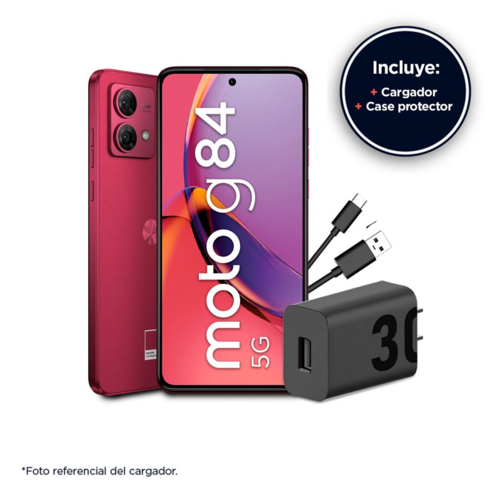 Celular Motorola Moto G84 8GB RAM 256GB Magenta eSIM