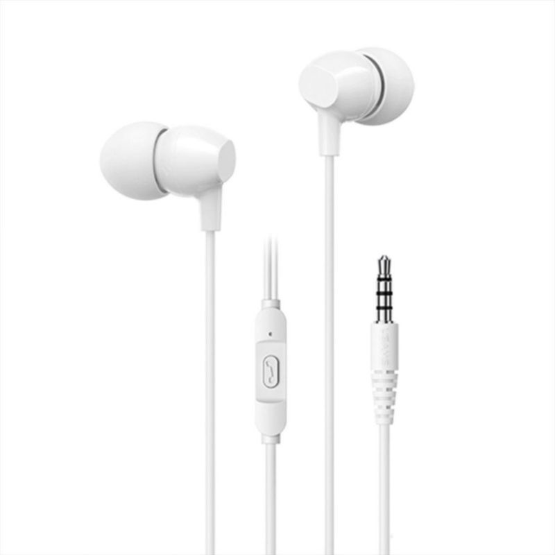 Audífono USAMS EP47 Handsfree 3.5mm 1.2M Blanco