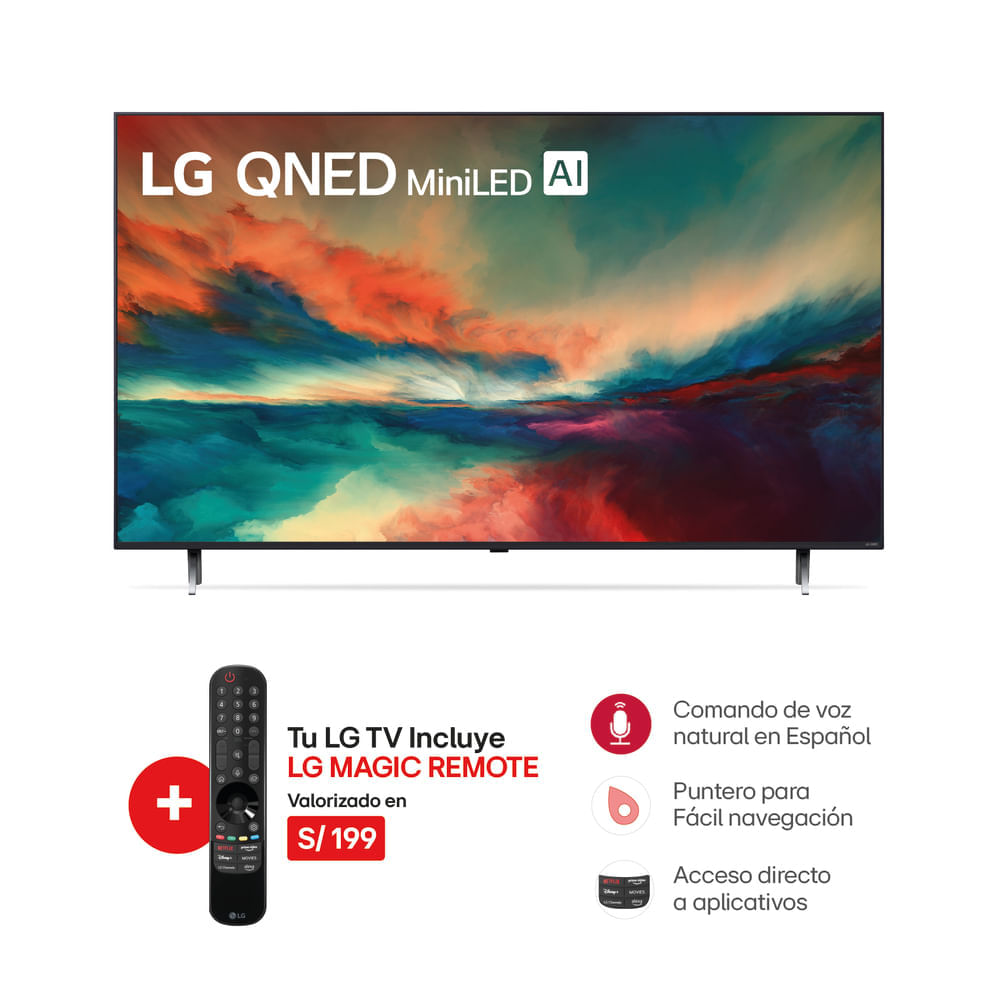 Televisor LG 65"" 65QNED85SRA QNED 4K