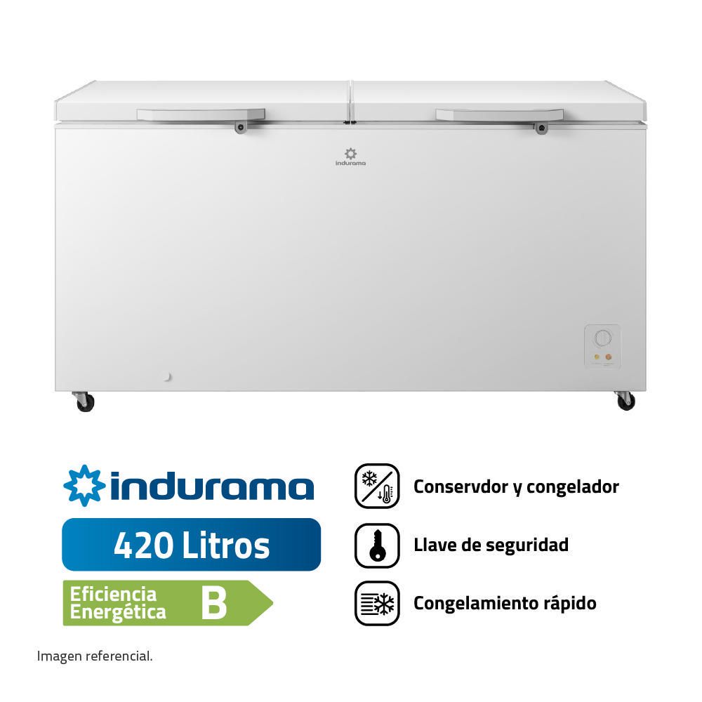 Congelador Indurama CI-420BL Blanco