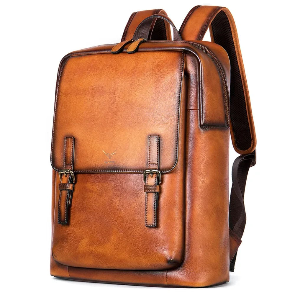 Mochila De Cuero Vacuno Herón 2247