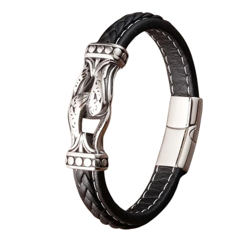 Pulsera De Cuero GÓTICA