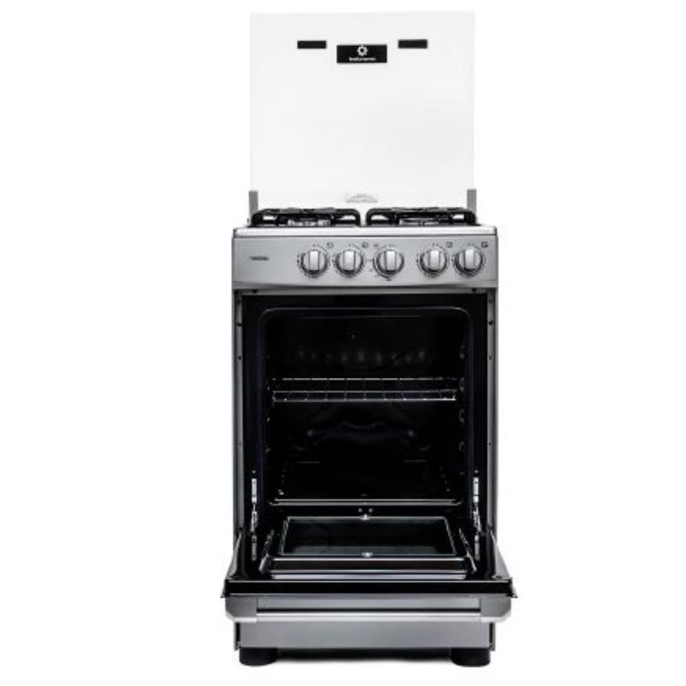 Indurama - Cocina a Gas Fontana Gris 4 Hornillas