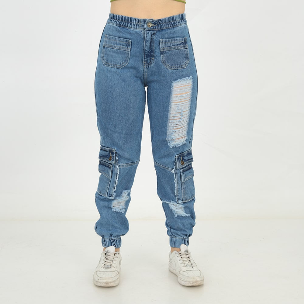 Jean-Bencus-Mujer-Jogger-Cargo-Celeste-Talla-30 Jean-Bencus-Mujer-Jogger-Cargo-Celeste-Talla-30
