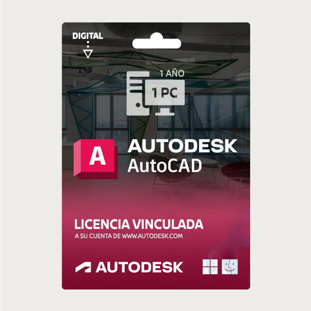 Licencia de AutoCAD Suscripción 1 Año