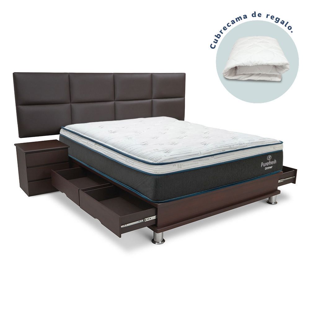 Dormitorio Sofia New Pure Fresh 2 Plazas + Respaldo