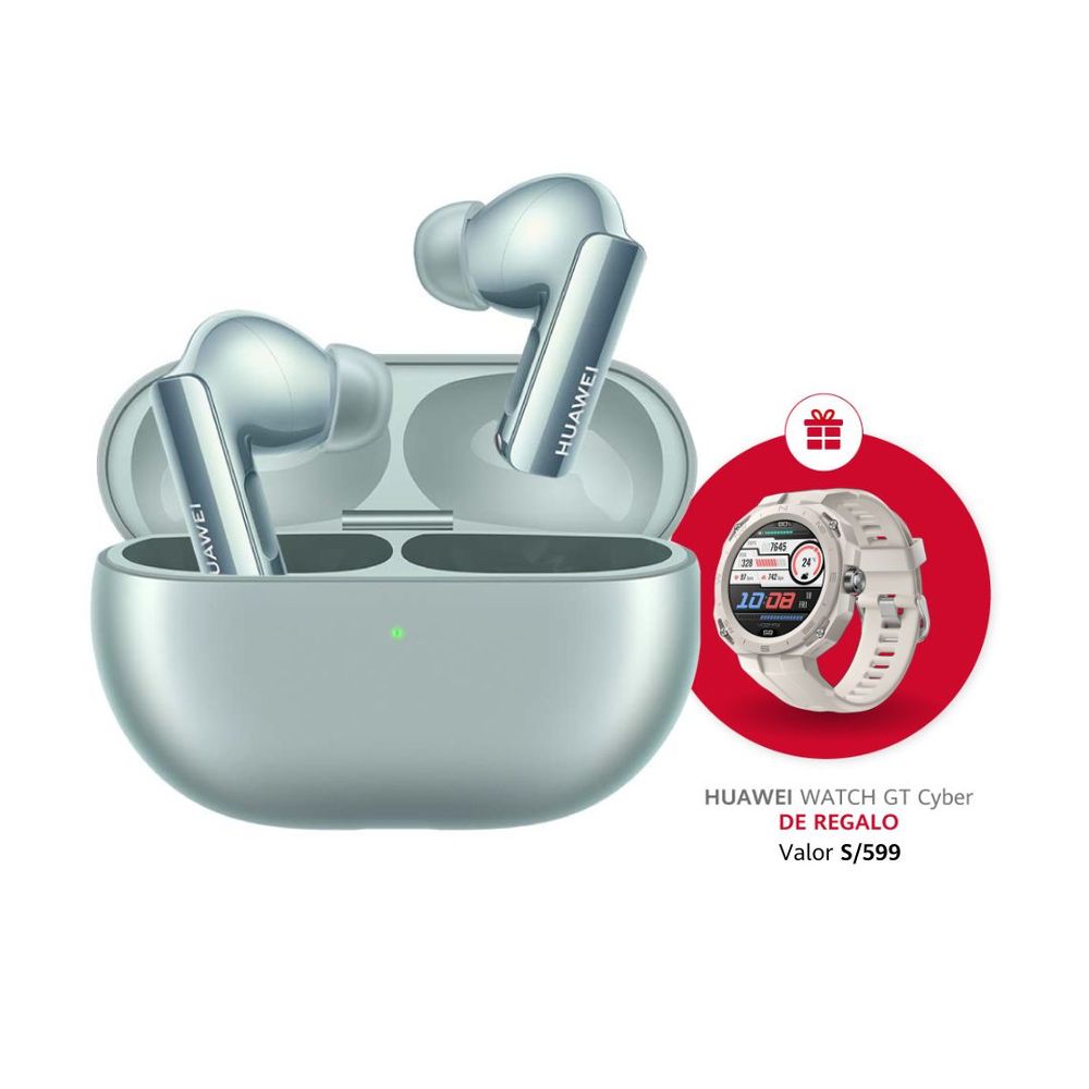 Audífonos Inalámbricos In-Ear HUAWEI FreeBuds Pro 3 Verde + GT Cyber