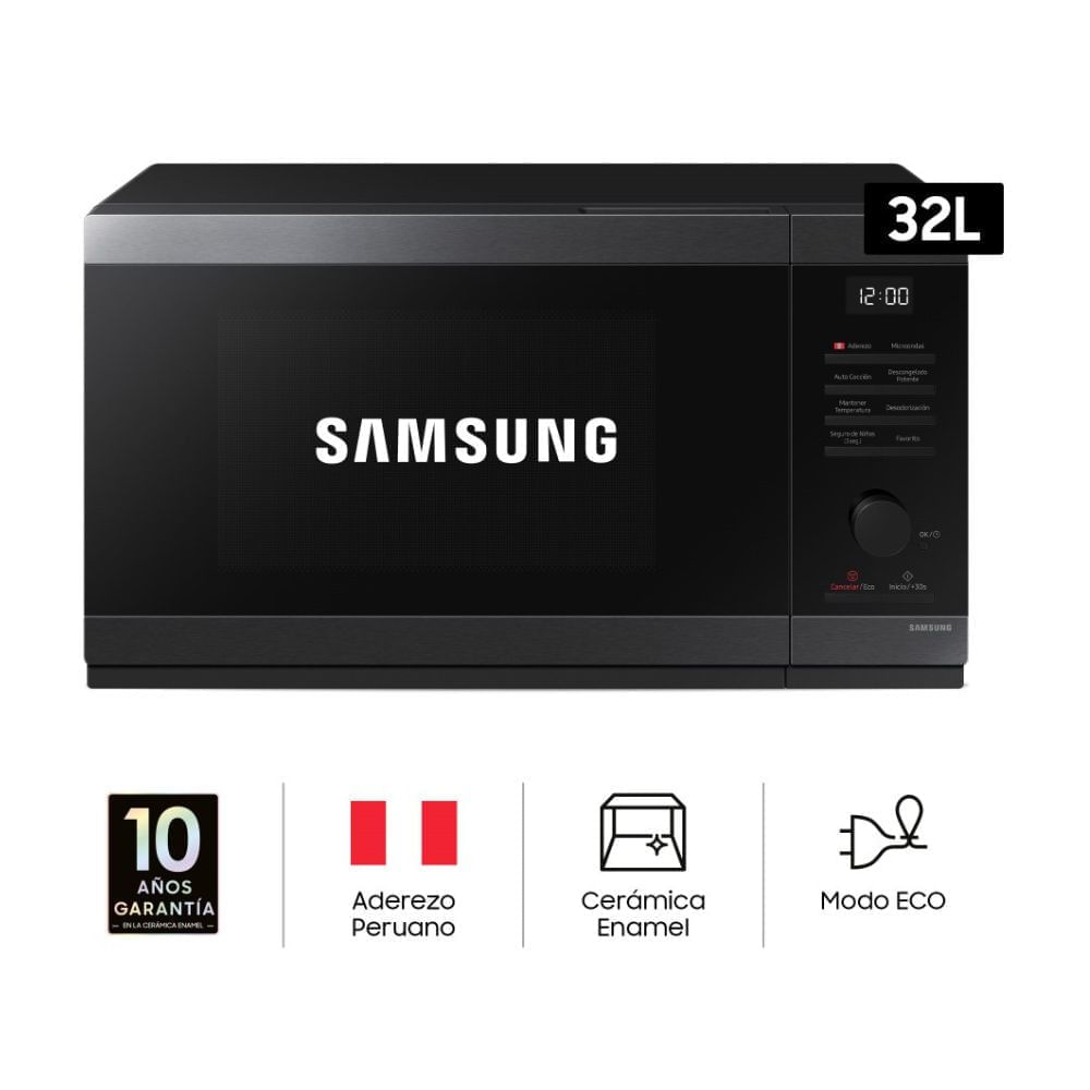 Horno microondas Samsung MS32DG4504AGPE 32l Negro